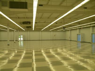 Ace Hardware from the inside, flooring