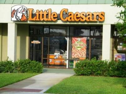 Little Caesars from the front