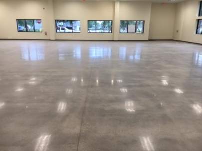 Habitat for Humanity ReStore building from the inside, flooring